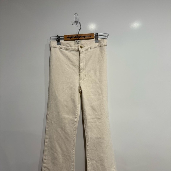J. Crew High Rise Wide Leg Trousers Jeans - Picture 3 of 8